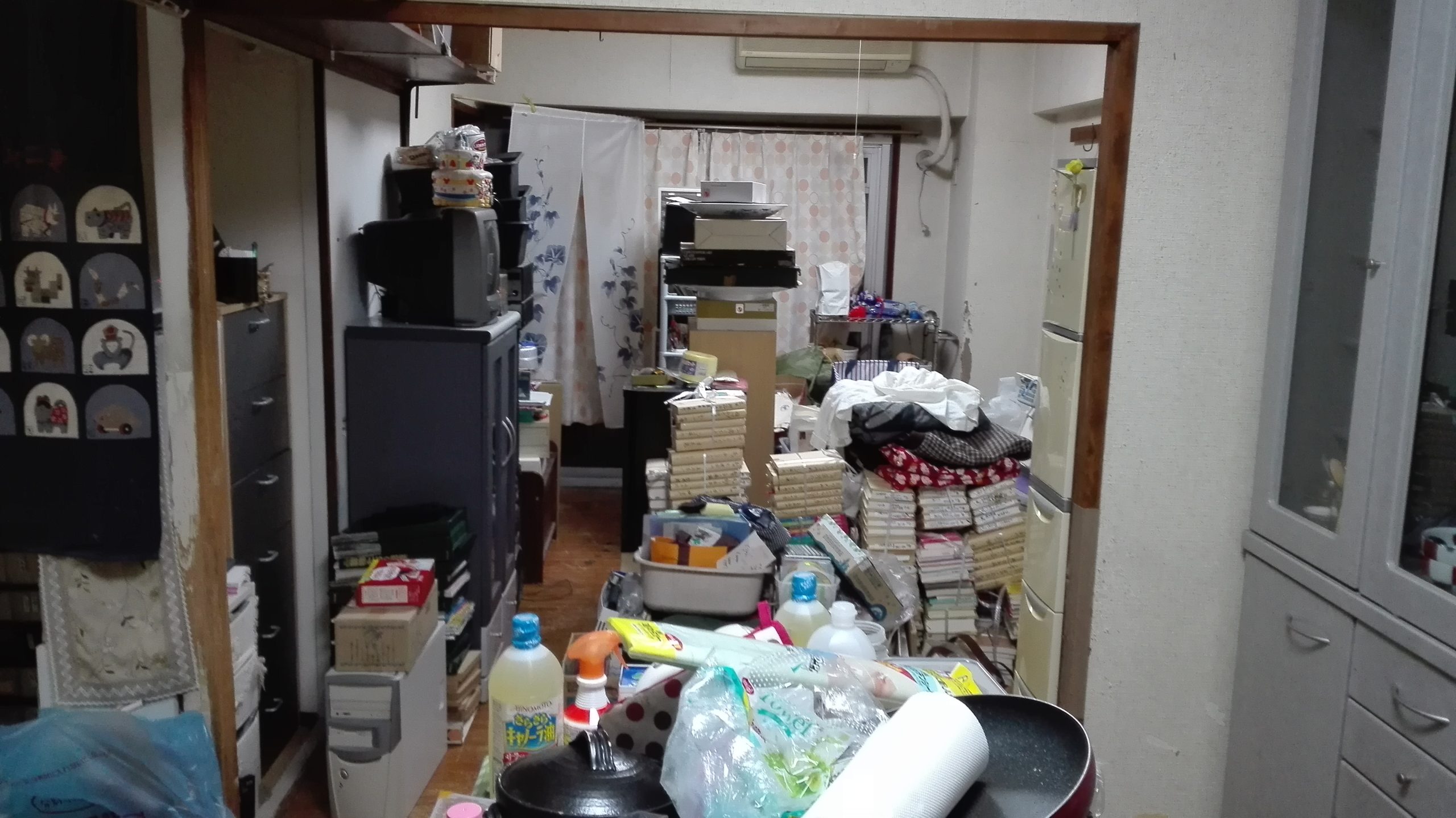 お預かりした片付け写真①